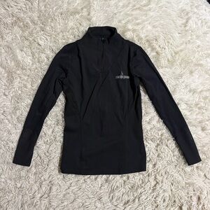 Women’s Small Black Aztec Diamond Long Sleeve Horseback Riding Sunshirt. Good Co